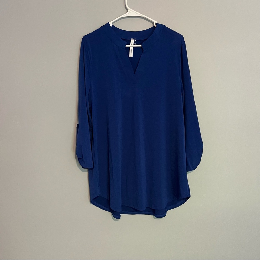 Dear Scarlett lizzy blouse large blue